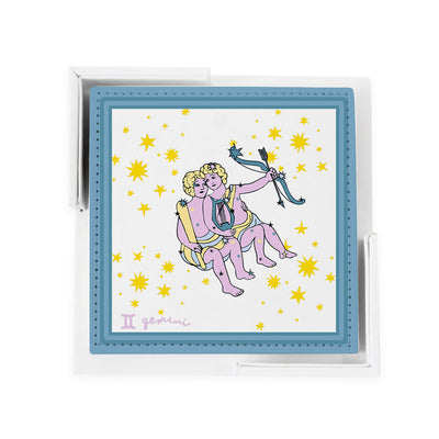 Zodiac Sign Coaster Set Coaster Set Gemini Katie Kime