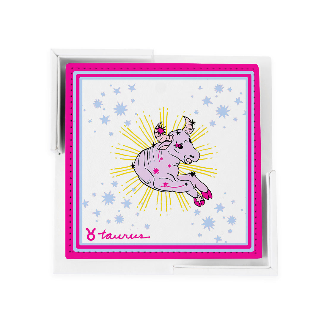 Zodiac Sign Coaster Set Coaster Set Taurus Katie Kime