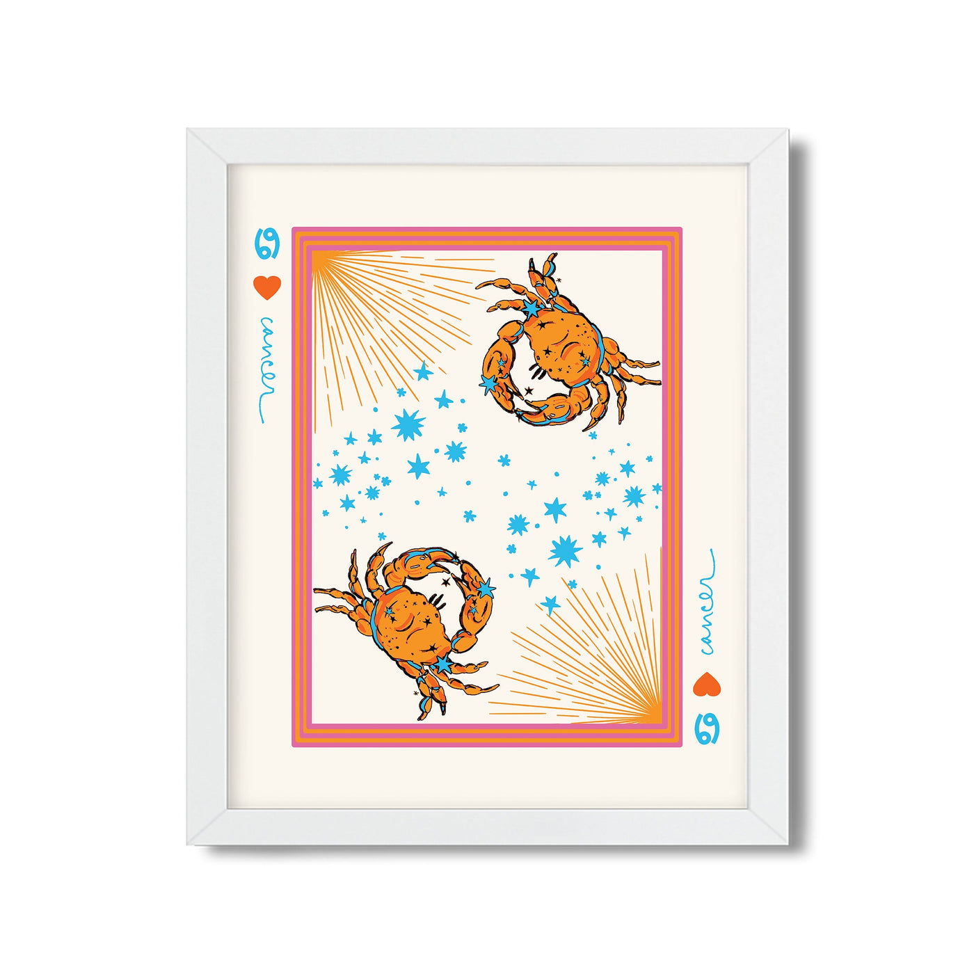 Zodiac Sign in Cancer Gallery Print Gallery Print Mutli / 8x10 / White Frame Katie Kime