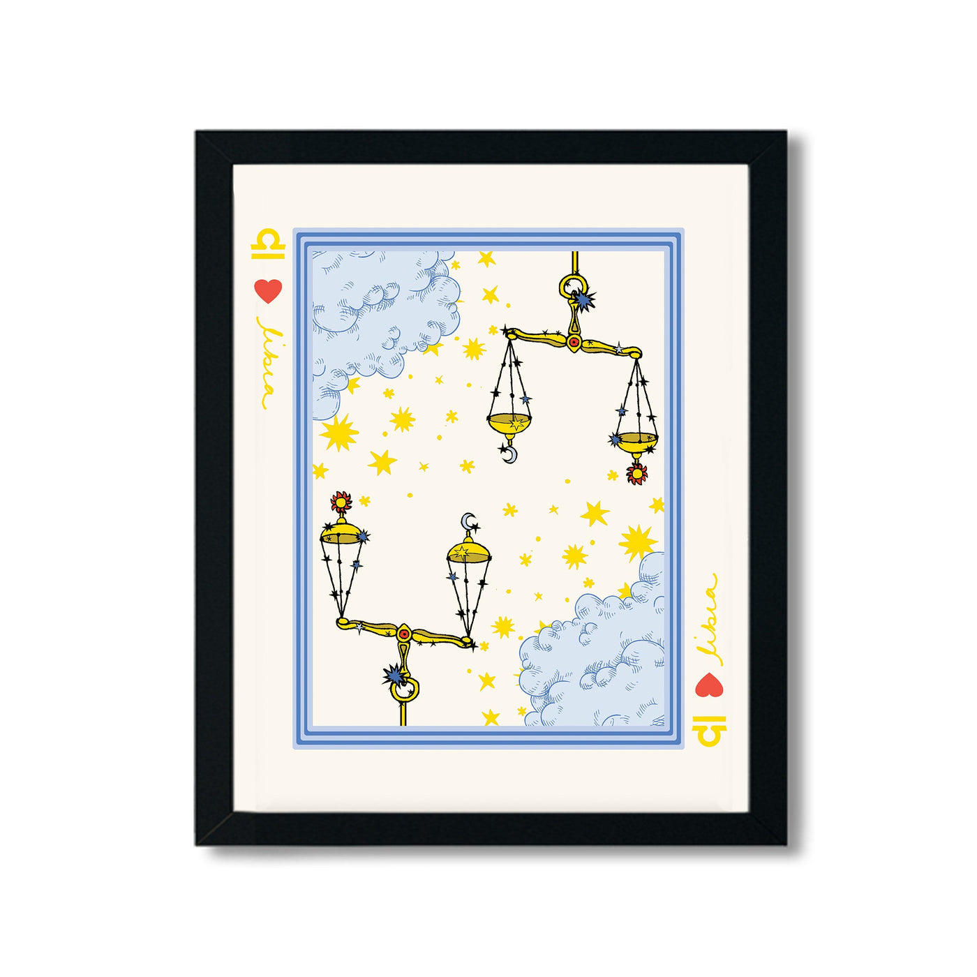 Zodiac Sign in Libra Gallery Print Gallery Print Mutli / 8x10 / Black Frame Katie Kime