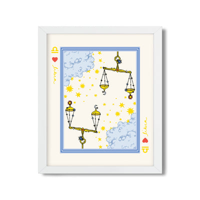 Zodiac Sign in Libra Gallery Print Gallery Print Mutli / 8x10 / White Frame Katie Kime