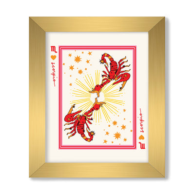 Zodiac Sign in Scorpio Gallery Print Gallery Print Mutli / 8x10 / Gold Frame Katie Kime