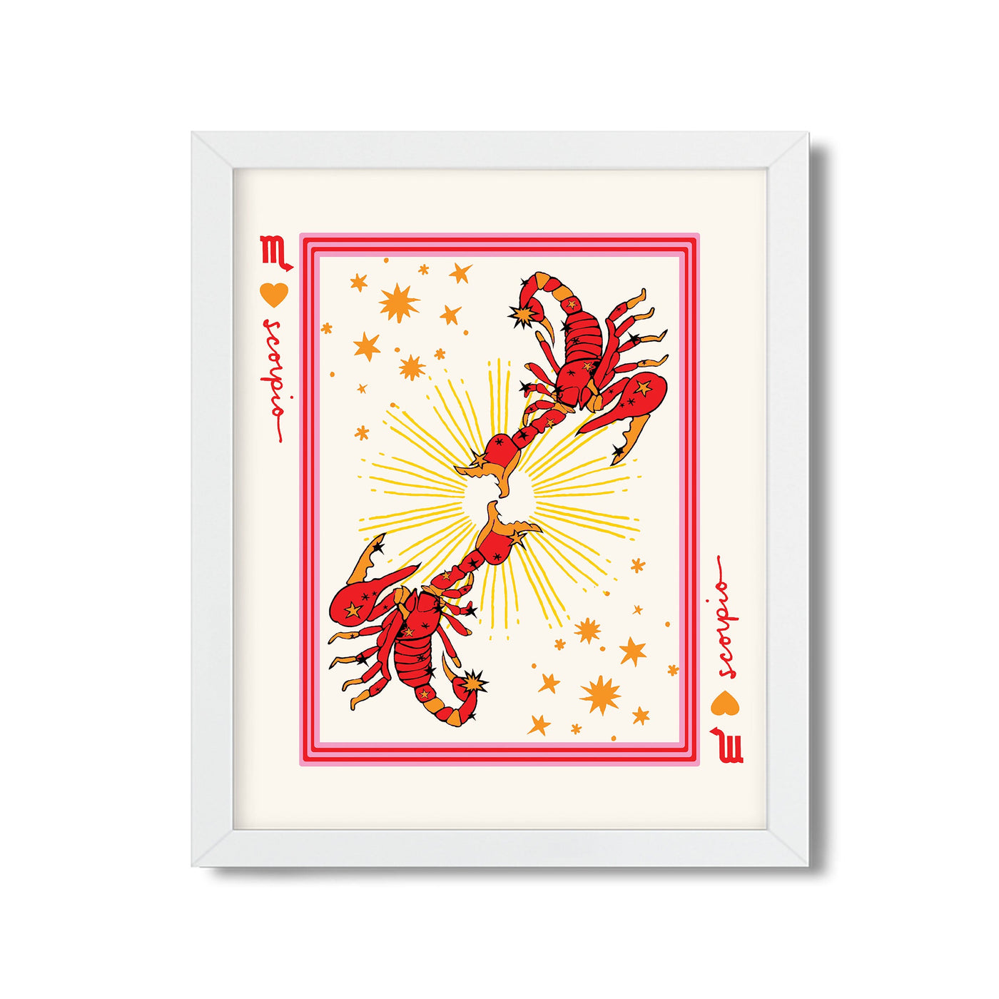 Zodiac Sign in Scorpio Gallery Print Gallery Print Mutli / 8x10 / White Frame Katie Kime