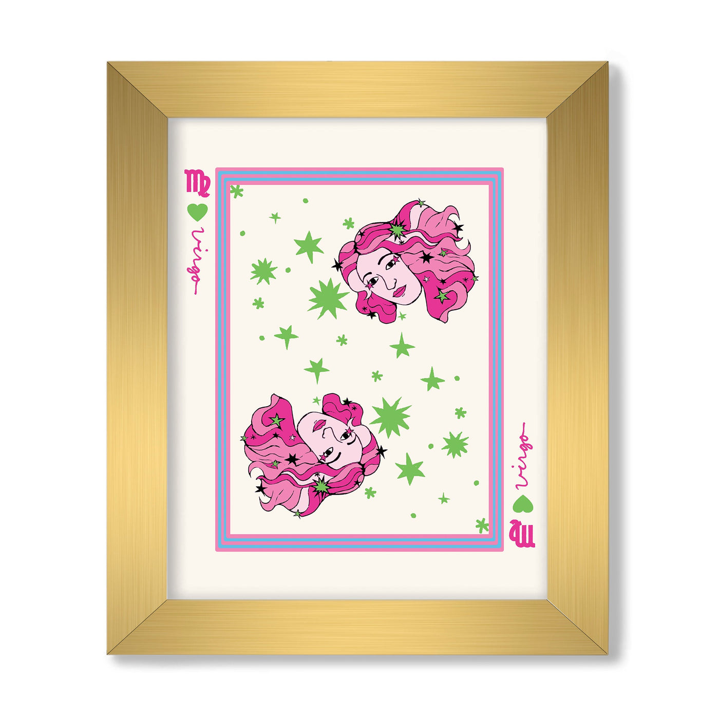 Zodiac Sign in Virgo Gallery Print Gallery Print Mutli / 8x10 / Gold Frame Katie Kime