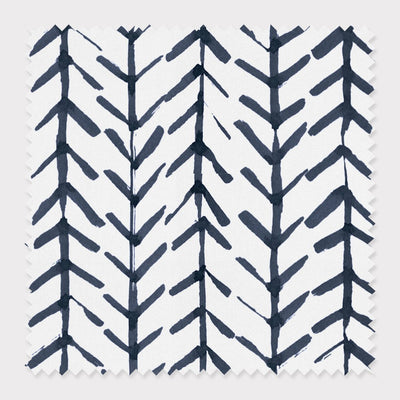 Fabric Cotton / Navy / By The Yard Arrows Fabric Katie Kime
