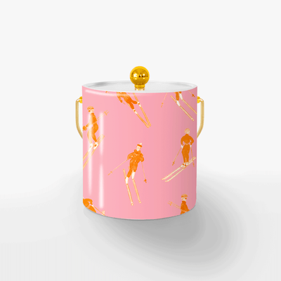 Ice Bucket Pink Orange / Gold Bluebird day Ice Bucket Katie Kime