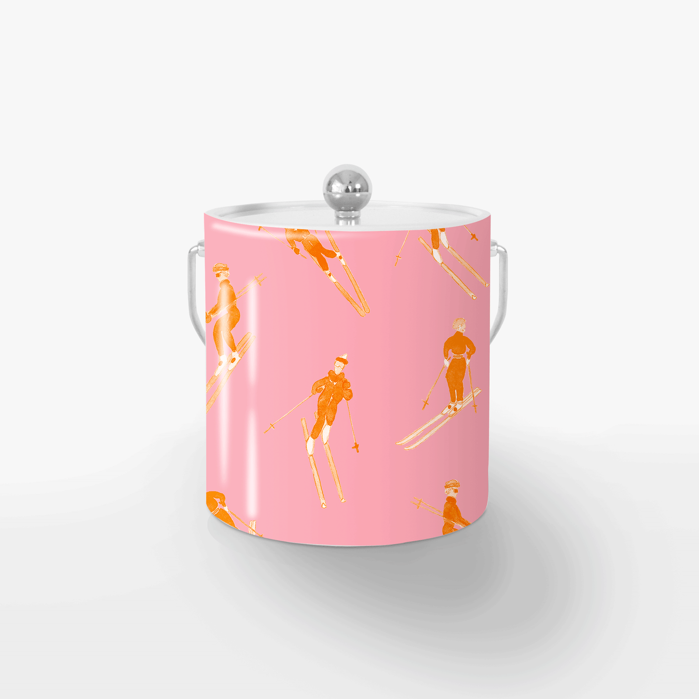 Ice Bucket Pink Orange / Silver Bluebird day Ice Bucket Katie Kime