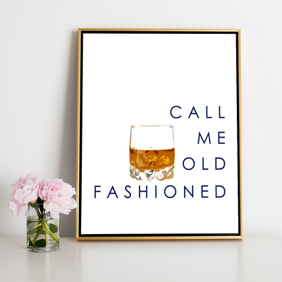 Call Me Old Fashioned Canvas Canvas Katie Kime
