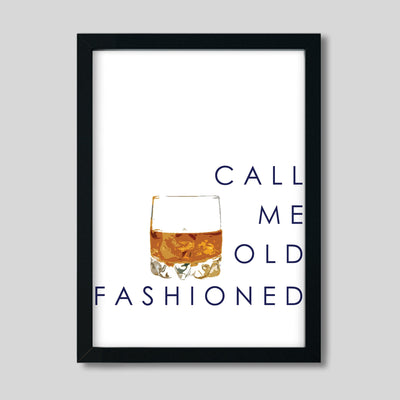 Gallery Prints 8x10 / black frame Call Me Old Fashioned Print Katie Kime