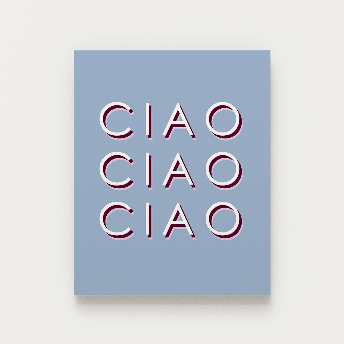 Ciao Gallery Print Gallery Print Blue / 5x7 / Print Katie Kime