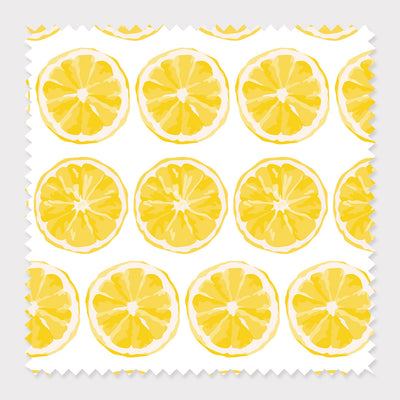 Citrus Sunrise Fabric Fabric By The Yard / Cotton Twill / Yellow Katie Kime