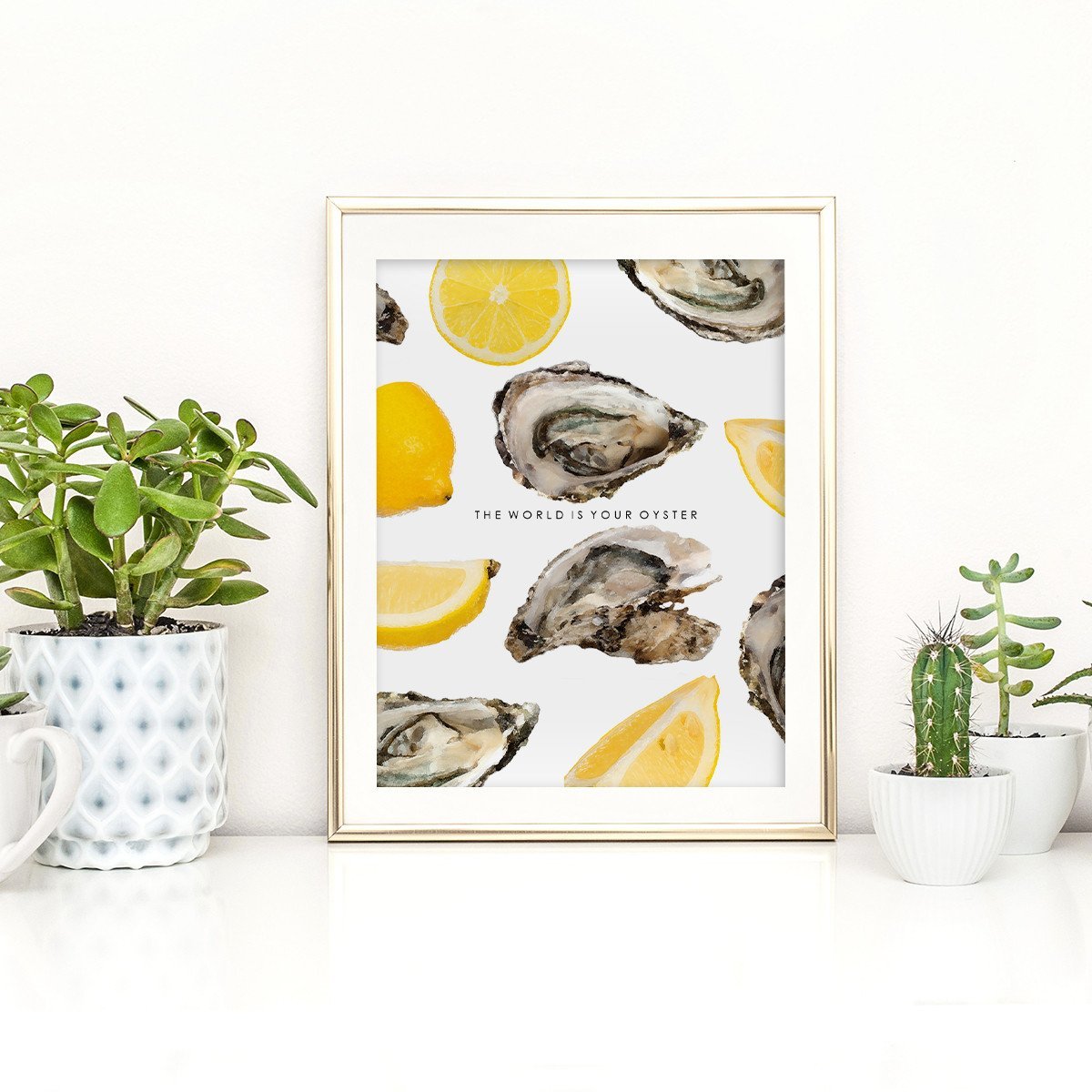 Gallery Prints 12x16 The World is Your Oyster Print Katie Kime