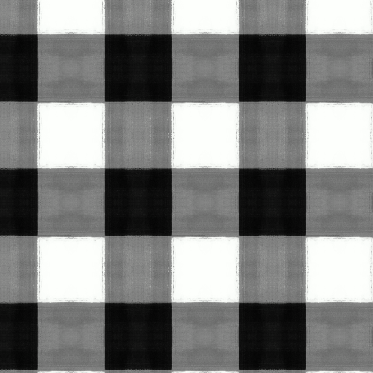 Gingham Peel & Stick Wallpaper Peel & Stick Wallpaper Black / 24"x 48" Katie Kime