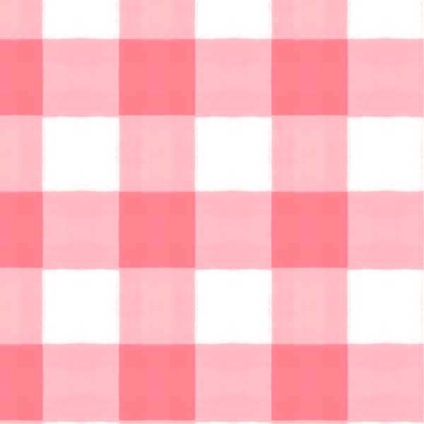 Gingham Traditional Wallpaper Wallpaper Pink / Double Roll Katie Kime
