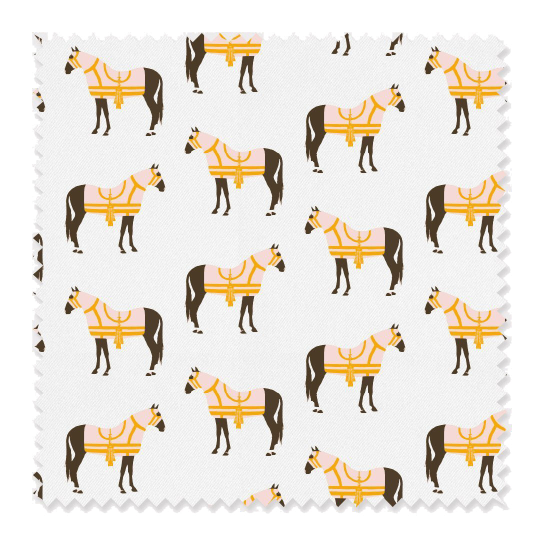 Horse & Tassel Fabric Fabric Katie Kime