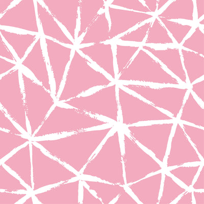 Kaleidoscope Traditional Wallpaper Wallpaper Double Roll / Pink Katie Kime