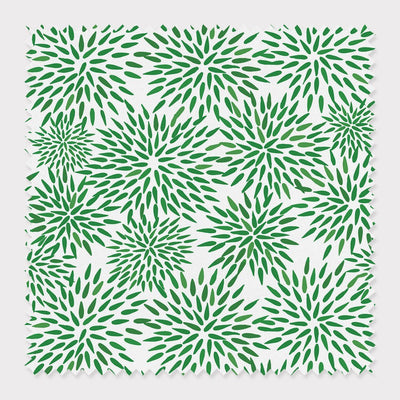 Mums The Word Fabric Fabric By The Yard / Cotton / Green Katie Kime