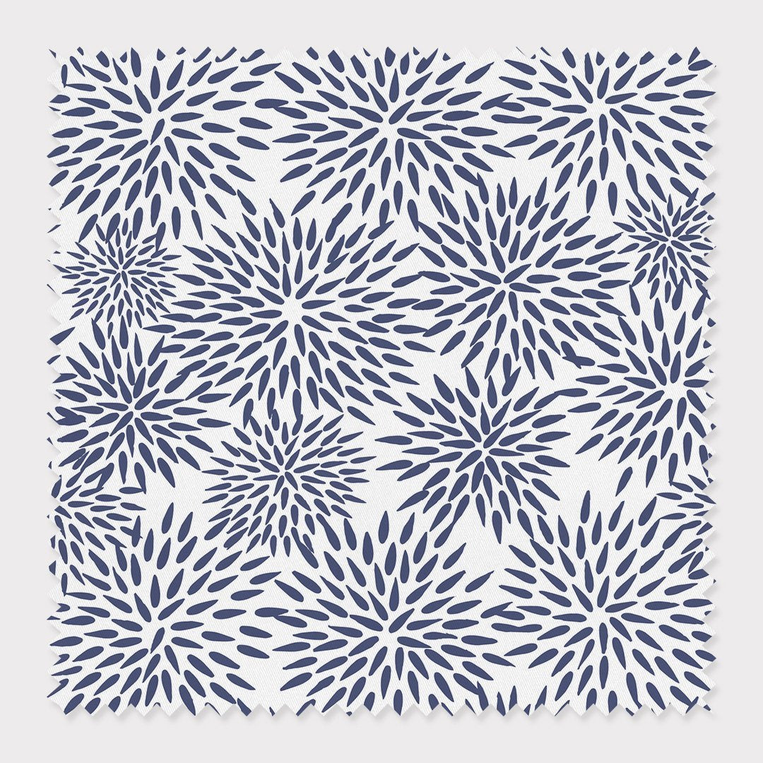 Mums The Word Fabric Fabric By The Yard / Cotton / Navy Katie Kime