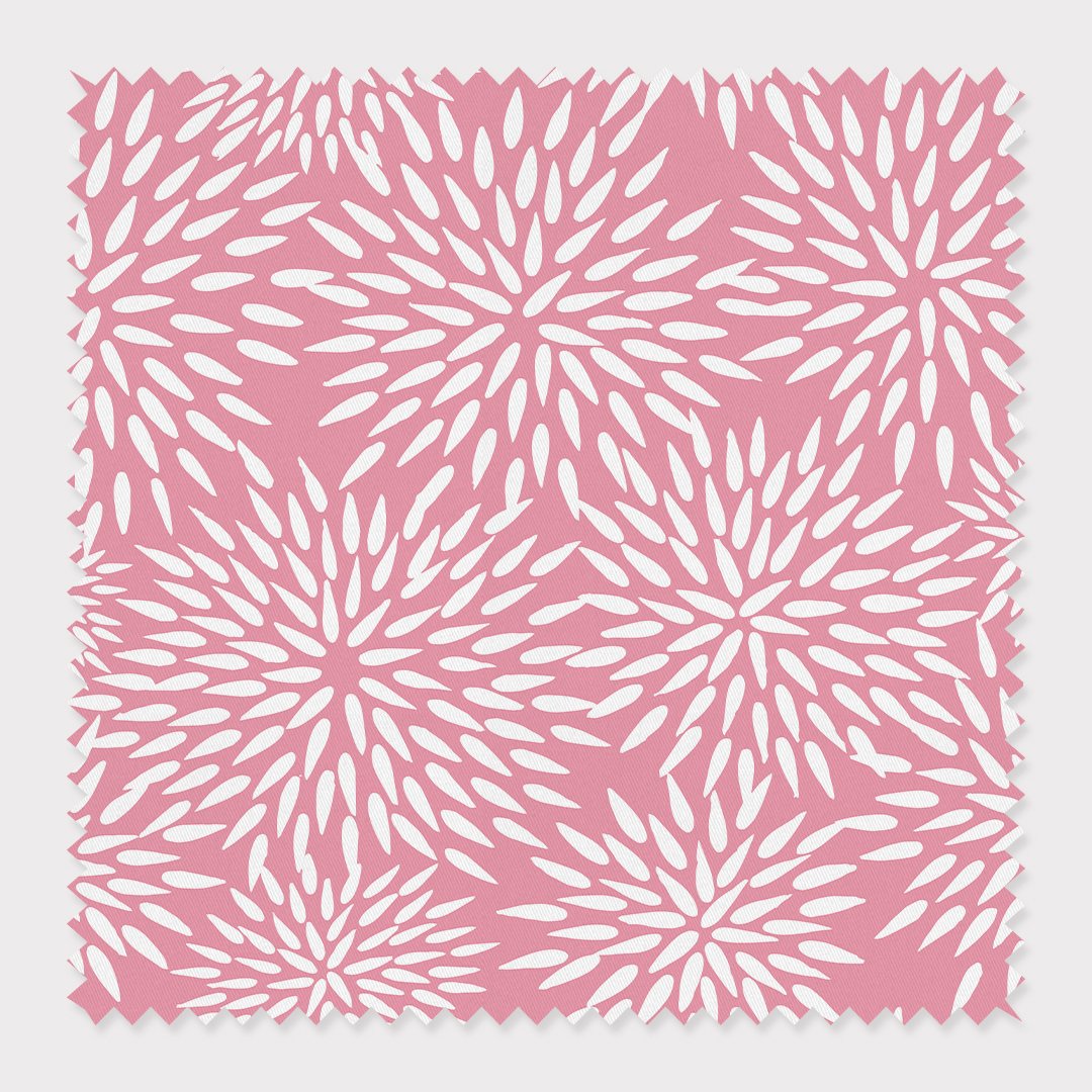 Mums The Word Fabric Fabric By The Yard / Cotton / Pink Katie Kime