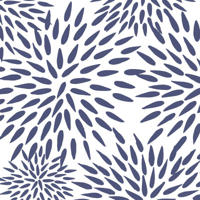 Wallpaper Double Roll / Navy Mums The Word Wallpaper Katie Kime