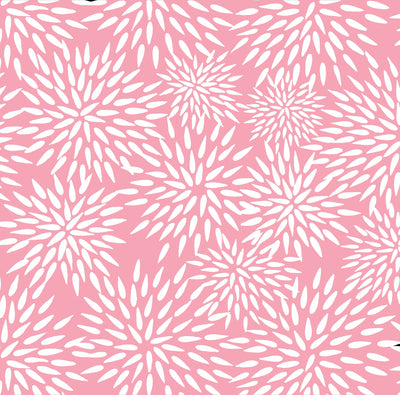 Wallpaper Double Roll / Pink Mums The Word Wallpaper Katie Kime