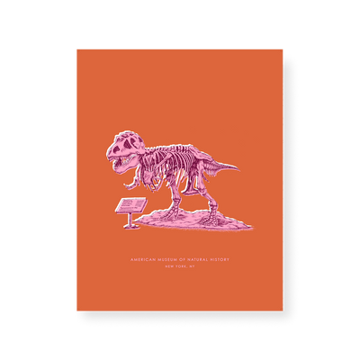 New York Dinosaur Print Gallery Print Katie Kime