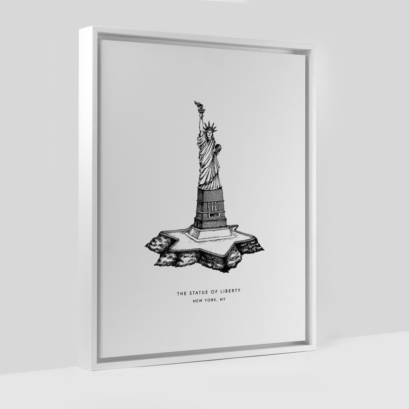 New York Statue of Liberty Print Gallery Print Black Frame Canvas / 8x10 / White Frame Katie Kime