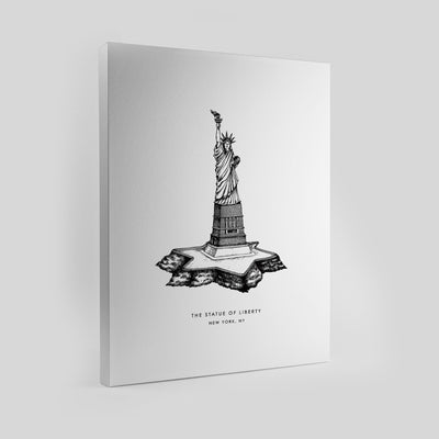 New York Statue of Liberty Print Gallery Print Black Frame Canvas / 8x10 / Unframed Katie Kime
