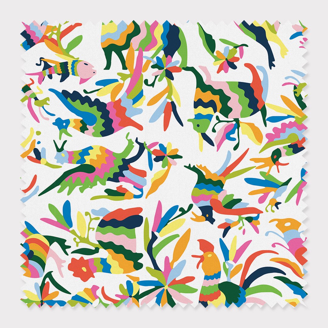 Otomi Fabric Fabric By The Yard / Cotton / Multi Katie Kime