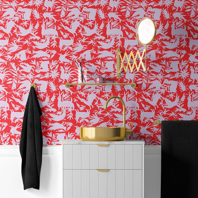 Otomi Peel & Stick Wallpaper Peel & Stick Wallpaper Katie Kime