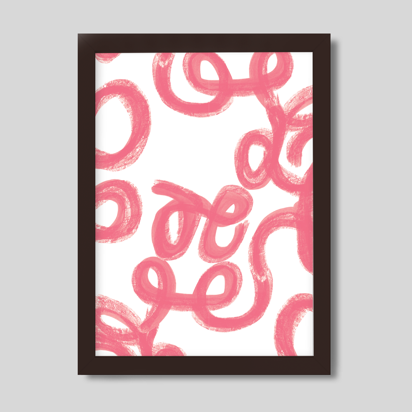 Penelope Art Print Gallery Print Pink / 8x10 / Walnut Frame Katie Kime