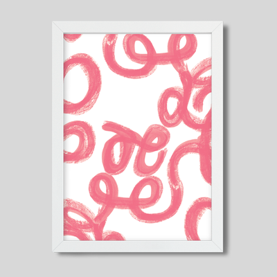 Penelope Art Print Gallery Print Pink / 8x10 / White Frame Katie Kime