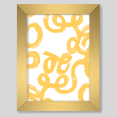 Penelope Art Print Gallery Print Yellow / 8x10 / Gold Frame Katie Kime