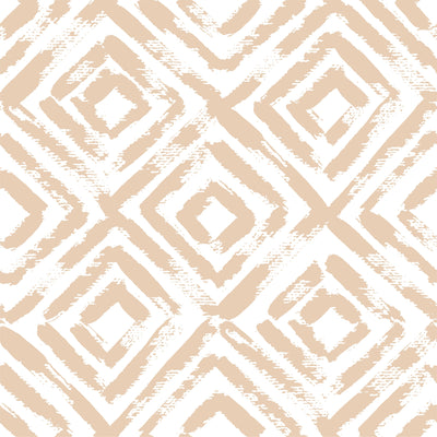 Quartzite Traditional Wallpaper Wallpaper Double Roll / Blush Katie Kime
