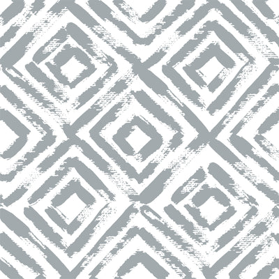 Quartzite Traditional Wallpaper Wallpaper Double Roll / Grey Katie Kime