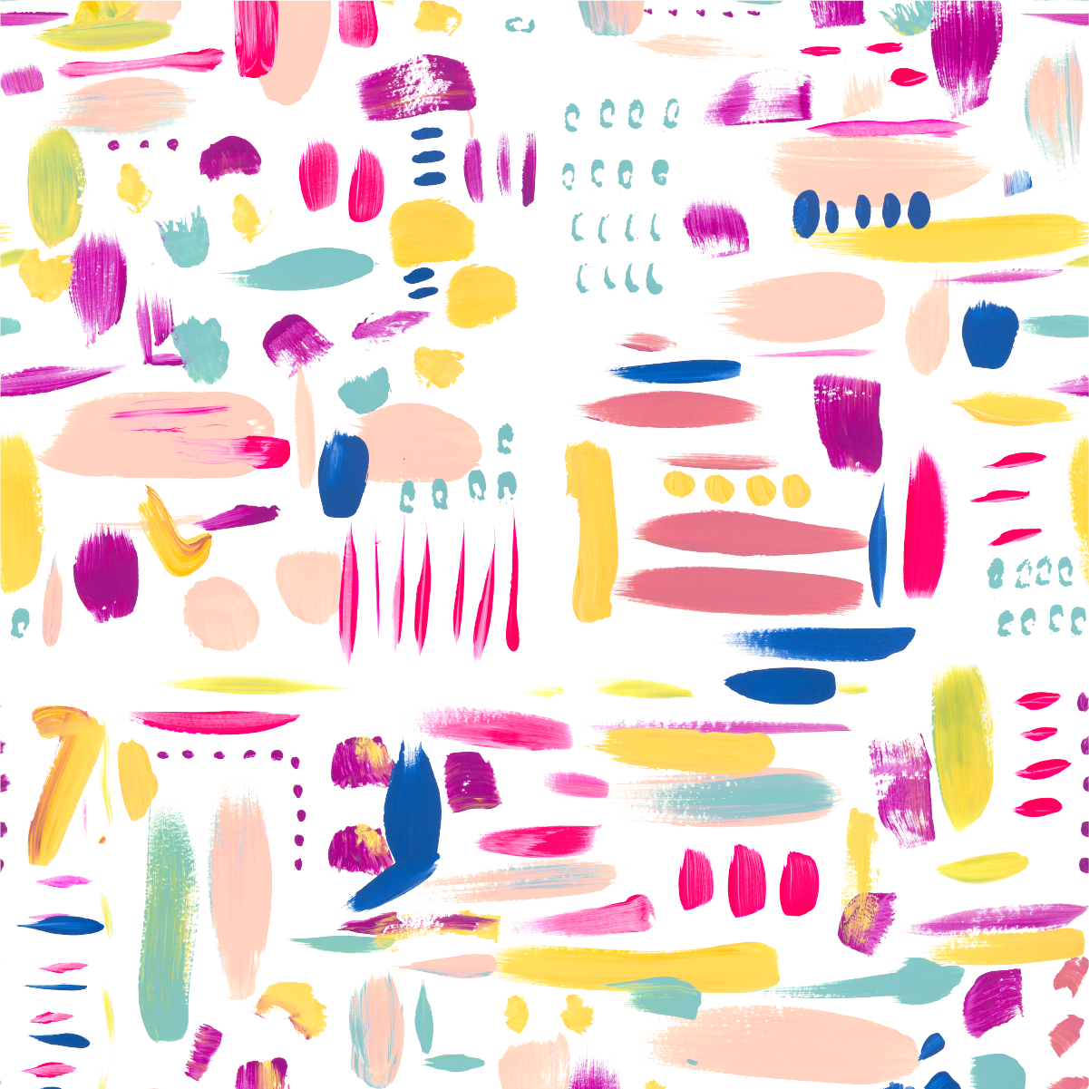 Peel & Stick Wallpaper Pink / 24"x 48" Remy Dabs Peel & Stick Wallpaper Katie Kime