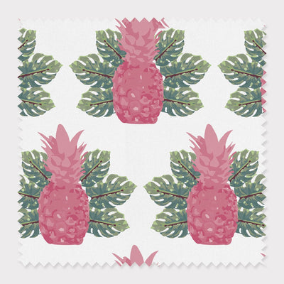 Fabric By The Yard / Cotton Spring Pineapples Fabric Katie Kime