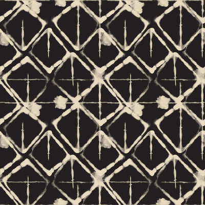 Strata Traditional Wallpaper Wallpaper Double Roll / Black Katie Kime