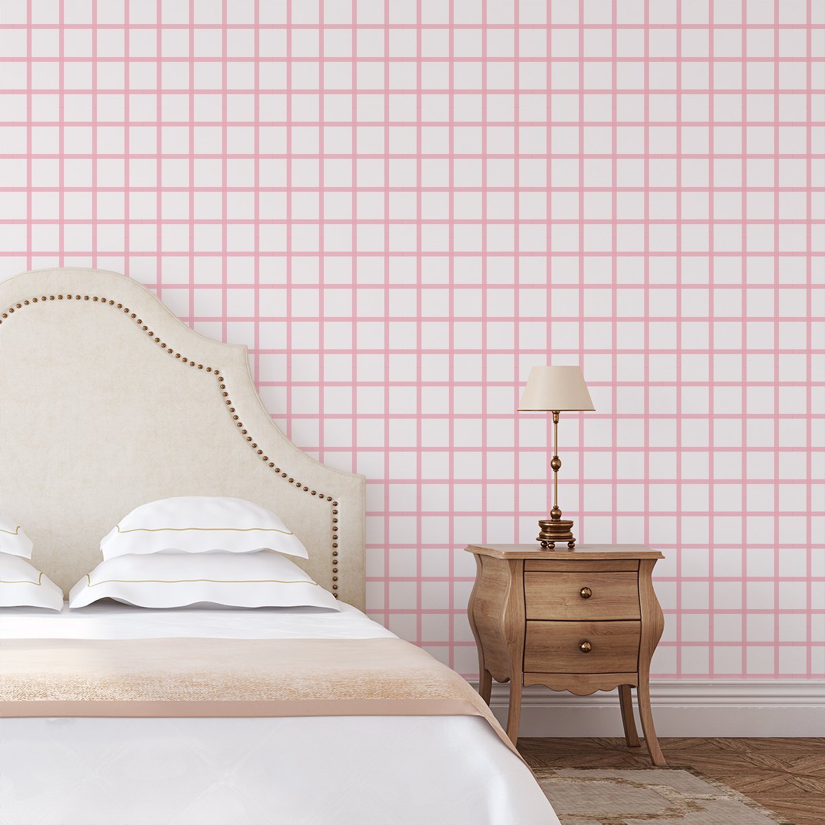 In Check Traditional Wallpaper Wallpaper Katie Kime
