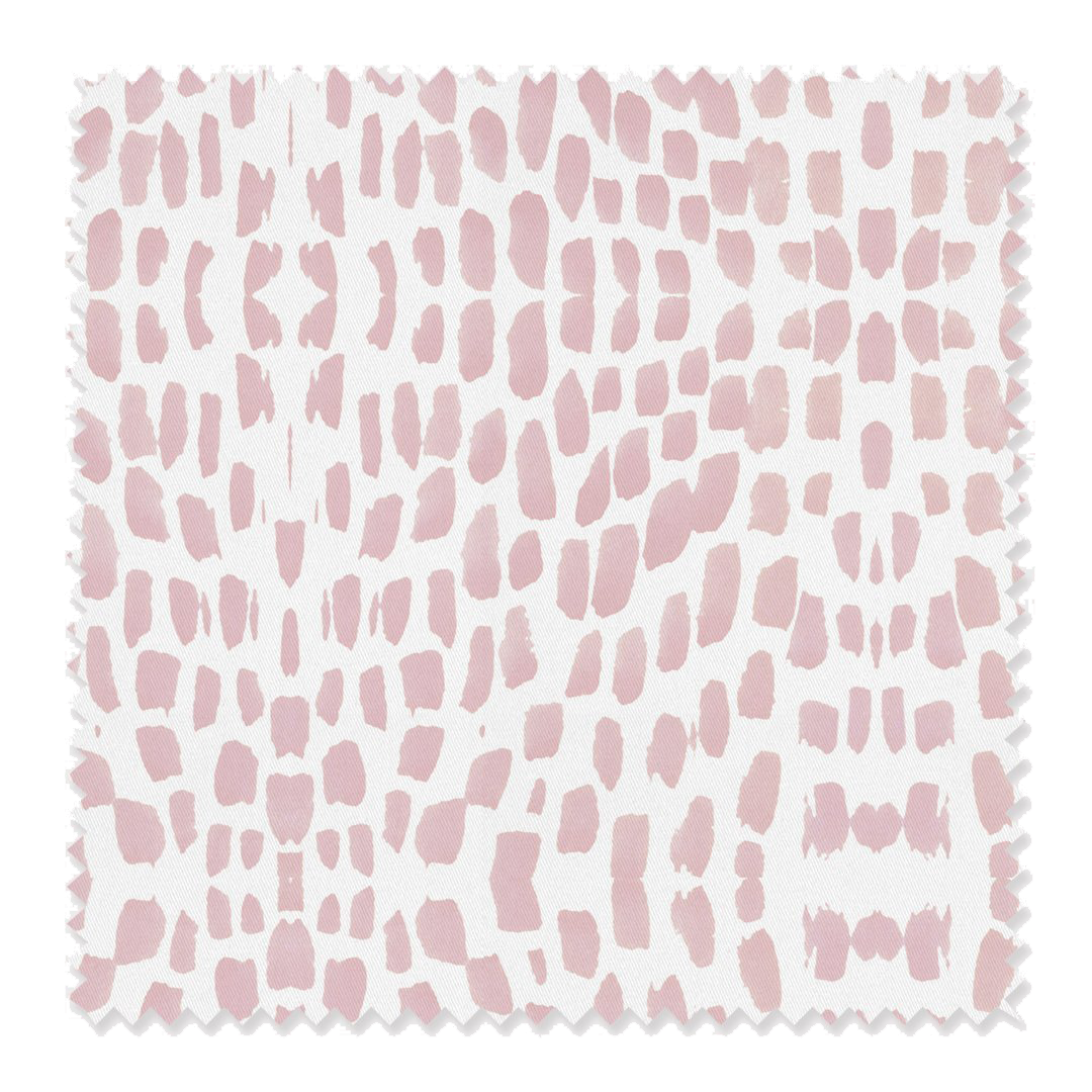 Watermarks Fabric Fabric By The Yard / Linen Canvas / Pink Katie Kime